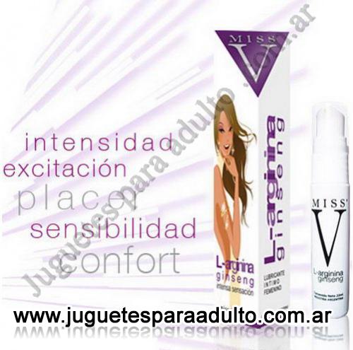 Estimuladores, Estimuladores femeninos, Gel lubricante con Facilitador de orgasmos femeninos L-Arginina Ginseng 50 ml